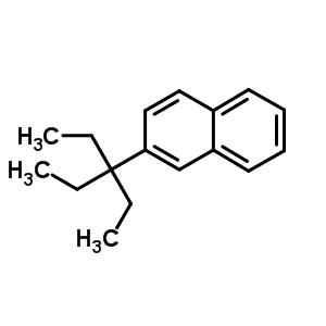 2-(3-Ethylpentan-3-yl)naphthalene Structure,19990-03-5Structure