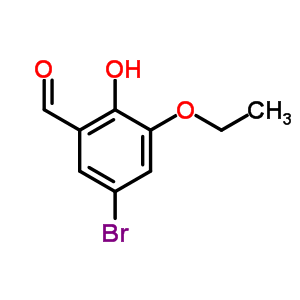 3-ethoxy-5-bromo-2-hydroxy-benzaldehyde Structure,20035-44-3Structure