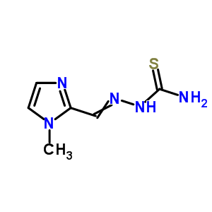 Hydrazinecarbothioamide,2-[(1-methyl-1h-imidazol-2-yl)methylene]- Structure,20062-65-1Structure