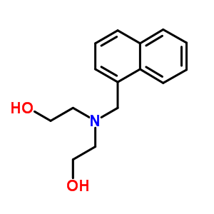 Ethanol,2,2-[(1-naphthalenylmethyl)imino]bis- Structure,20109-33-5Structure