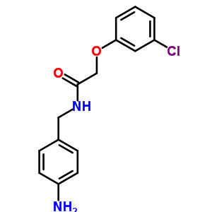 N-[(4-氨基苯基)甲基]-2-(3-氯苯氧基)-乙酰胺结构式_20209-80-7结构式