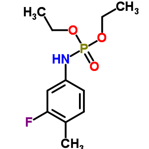 N-diethoxyphosphoryl-3-fluoro-4-methyl-aniline Structure,2023-93-0Structure