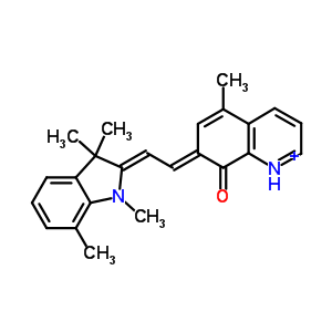 8(7H)-quinolinone,7-[2-(1,3-dihydro-1,3,3,7-tetramethyl-2h-indol-2-ylidene)ethylidene]-5-methyl- Structure,20329-55-9Structure