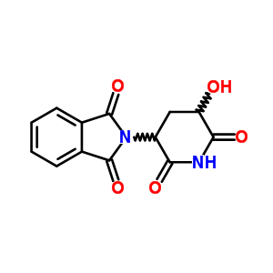 2-(5-Hydroxy-2,6-dioxo-3-piperidinyl)-1h-isoindole-1,3(2h)-dione Structure,203450-07-1Structure