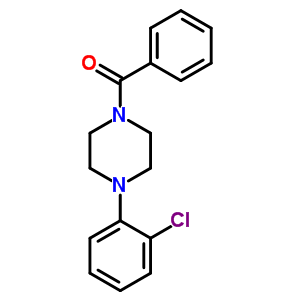 (4-(2-Chlorophenyl)piperazin-1-yl)(phenyl)methanone Structure,20386-34-9Structure