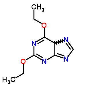 9H-purine,2,6-diethoxy- Structure,20419-69-6Structure