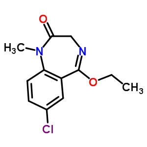 7-Chloro-5-ethoxy-1-methyl -1h-1,4-benzodiazepin-2(3h)-one Structure,20430-79-9Structure