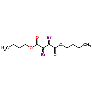 Dibutyl 2,3-dibromobutanedioate Structure,2050-55-7Structure