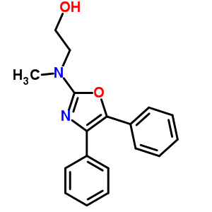 2-[4,5-Diphenyl -2-oxazolyl (methyl )amino]ethanol Structure,20503-78-0Structure