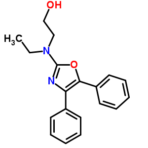 4,5-Diphenyl -2-(n-ethyl -n-(2-hydroxyethyl )amino)oxazole Structure,20503-79-1Structure