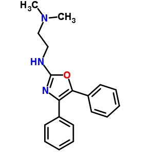 2-((2-(Dimethylamino)ethyl )amino)-4,5-diphenyloxazole Structure,20503-83-7Structure