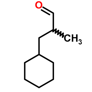 3-Cyclohexyl-2-methyl-propanal Structure,20514-52-7Structure