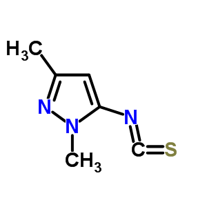 5-异硫代氰酰基-1,3-二甲基-1H-吡唑结构式_205246-65-7结构式