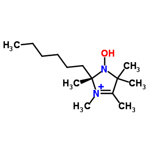 2-Hexyl-2,3,4,5,5-pentamethyl-3-imidazolinium-1-oxyl methyl sulfate Structure,205526-63-2Structure