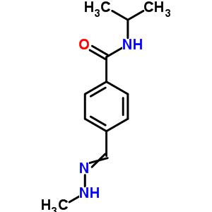 Benzamide,n-(1-methylethyl)-4-[(2-methylhydrazinylidene)methyl]- Structure,20566-17-0Structure