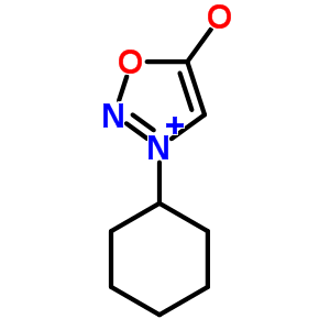 3-Cyclohexyl-1,2,3-oxadiazol-3-ium-5-olate Structure,20600-69-5Structure