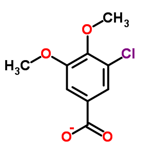 3-Chloro-4,5-dimethoxybenzoic acid Structure,20624-87-7Structure