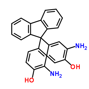 9,9-Bis(3-amino-4-hydroxyphenyl)fluorene Structure,20638-07-7Structure