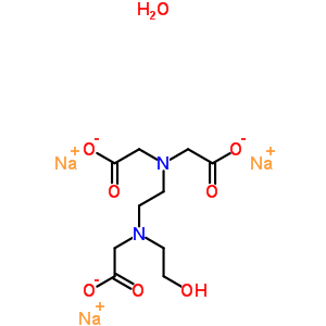 N-(2-hydroxyethyl)ethylenediaminetriacetic acid, trisodium salt hydrate Structure,207386-87-6Structure