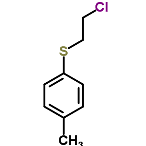 1-[(2-Chloroethyl)thio]-4-methylbenzene Structure,20761-71-1Structure