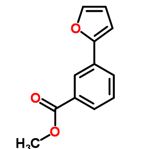 3-呋喃-2-苯甲酸甲酯结构式_207845-31-6结构式