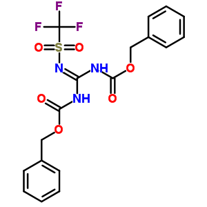 N-[N-苯基甲氧基羰基-N-(三氟甲基磺酰基)甲脒基]氨基甲酸苄酯结构式_207857-19-0结构式