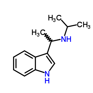 1H-indole-3-methanamine, .alpha.-methyl-n-(1-methylethyl)- Structure,20851-21-2Structure