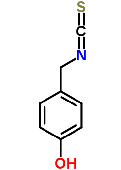 4-Hydroxybenzyl isothiocyanate Structure,2086-86-4Structure