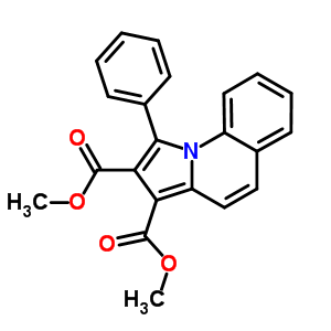 Pyrrolo[1,2-a]quinoline-2,3-dicarboxylic acid, 1-phenyl-, dimethyl ester Structure,20958-83-2Structure