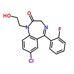 2-Hydroxyethylflurazepam Structure,20971-53-3Structure