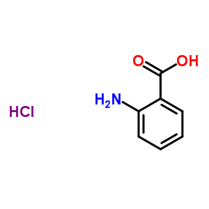 2-氨基苯甲酸盐酸盐结构式_2099-63-0结构式