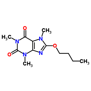 8-Butoxy-1,3,7-trimethyl-purine-2,6-dione Structure,2099-74-3Structure