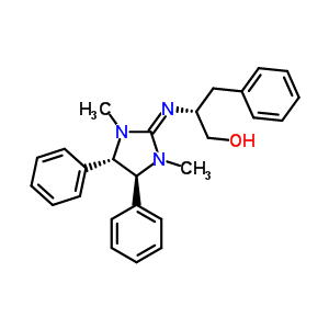 (4S,5S)-1,3-Dimethyl-4,5-diphenyl-2-[(R)-1-benzyl-2-hydroxyethylimino]imidazolidine Structure,210468-90-9Structure