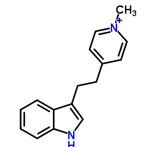 3-[2-(1-Methylpyridin-4-yl)ethyl]-1h-indole Structure,21070-75-7Structure