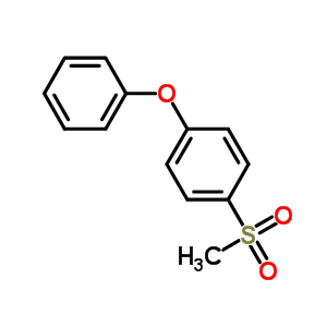 1-Methanesulfonyl-4-phenoxy-benzene Structure,21134-15-6Structure