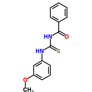 Benzamide,n-[[(3-methoxyphenyl)amino]thioxomethyl]- Structure,21258-09-3Structure