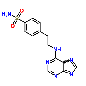 4-[2-(5H-purin-6-ylamino)ethyl]benzenesulfonamide Structure,21266-67-1Structure