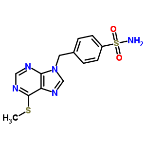 Benzenesulfonamide,4-[[6-(methylthio)-9h-purin-9-yl]methyl]- Structure,21268-01-9Structure