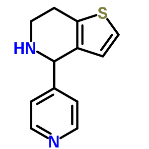 4-Pyridin-4-yl-4,5,6,7-tetrahydrothieno[3,2-c]pyridine Structure,213462-07-8Structure