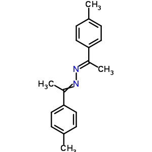 Ethanone,1-(4-methylphenyl)-, 2-[1-(4-methylphenyl)ethylidene]hydrazone Structure,21399-33-7Structure