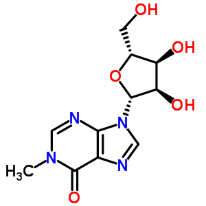 1-甲基-肌苷结构式_2140-73-0结构式