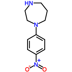 1-(4-硝基苯基)-[1,4]二氮杂烷结构式_214124-83-1结构式