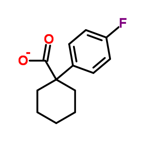 1-(4-Fluorophenyl)cyclohexanecarboxylic acid, 98 Structure,214263-00-0Structure