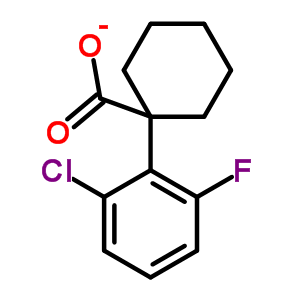 1-(2-Chloro-6-fluorophenyl)cyclohexanecarboxylic acid Structure,214263-04-4Structure