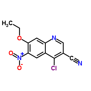 4-Chloro-3-cyano-7-ethoxy-6-nitroquinoline Structure,214476-09-2Structure