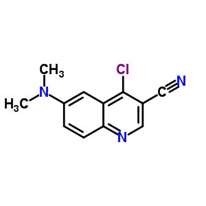 4-Chloro-6-(dimethylamino)-3-quinolinecarbonitrile Structure,214483-18-8Structure