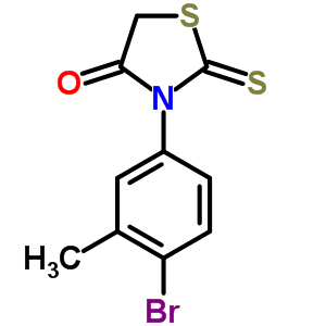 3-(4-Bromo-3-methyl-phenyl)-2-sulfanylidene-thiazolidin-4-one Structure,21494-78-0Structure