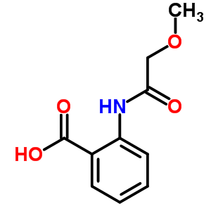 (9ci)-2-[(甲氧基乙酰基)氨基]-苯甲酸结构式_215102-53-7结构式