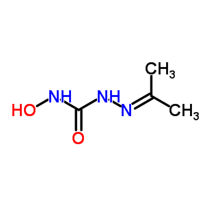 Hydrazinecarboxamide,n-hydroxy-2-(1-methylethylidene)- Structure,21520-80-9Structure