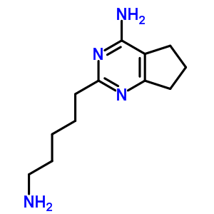 3-(5-氨基戊基)-2,4-二氮杂双环[4.3.0]-2,4,10-壬三烯-5-胺结构式_21543-30-6结构式